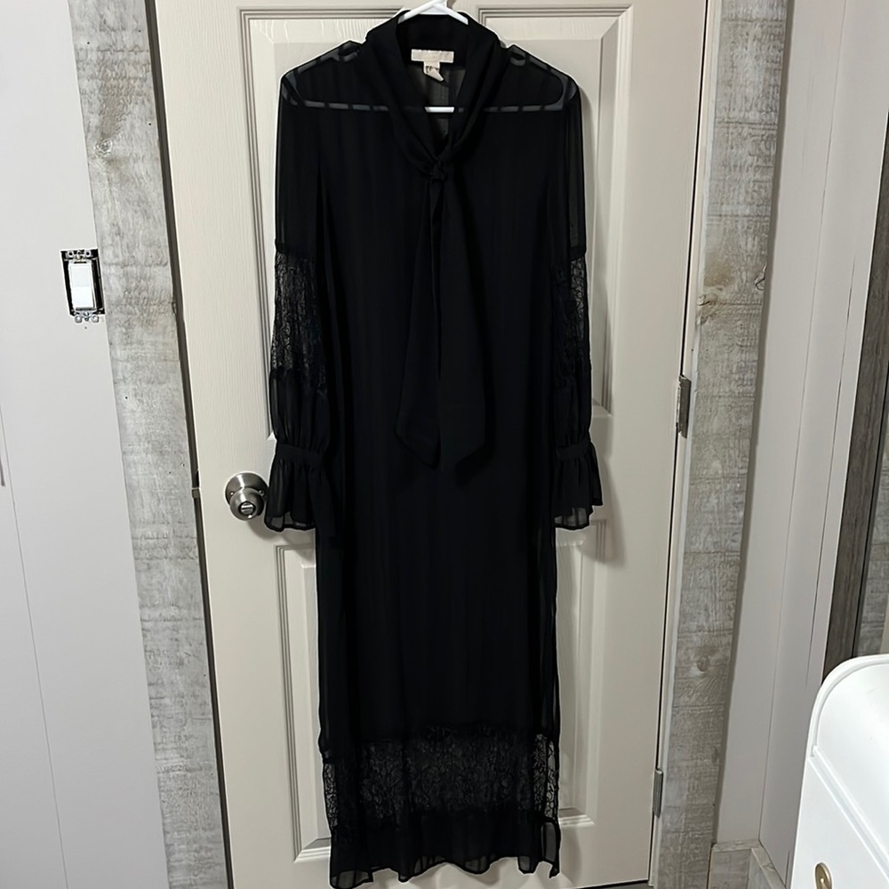 H&M Sheer Black Dress